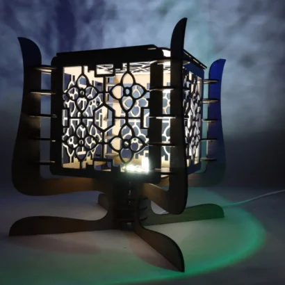 Contemporary Wooden Table Lamp 3mm