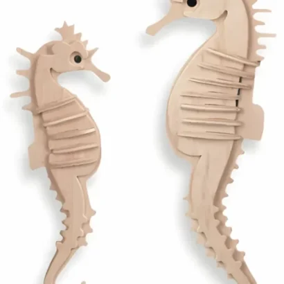 Vetor Sea Horse Khanguru para Corte a Laser MDF baixe grátis