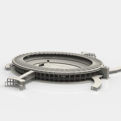 Vetor Estádio do Maracanã para Corte a Laser MDF baixe grátis