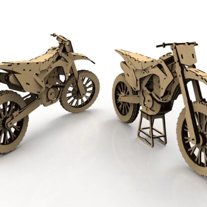 Vetor Moto Honda CRF450 para Corte a Laser MDF baixe grátis