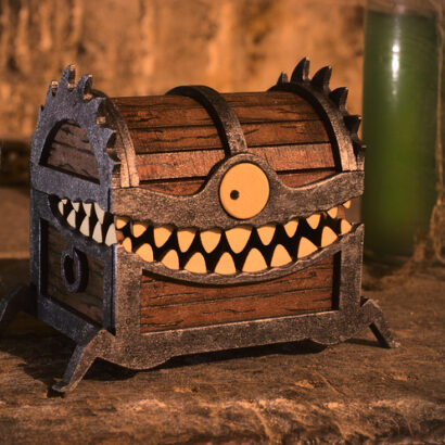 Vetor Baú Box Halloween para Corte a Laser MDF baixe grátis