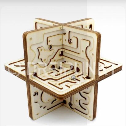 Vetor Labirinto infinito para Corte a Laser MDF baixe grátis