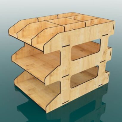 Vetor Organizadora caixa box para Corte a Laser MDF baixe grátis