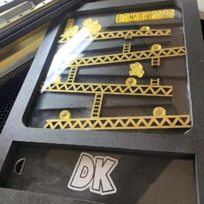 Vetor Donkey Kong cofre moedas para Corte a Laser MDF baixe grátis