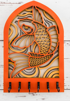 Porta Chaves de peixe