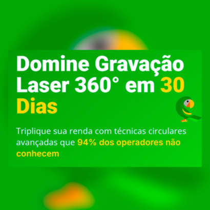 Domine Gravação Laser 360° em 30 Dias