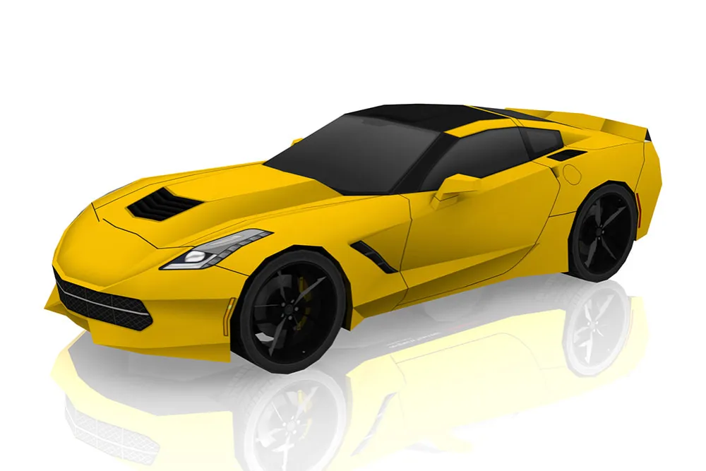 Chevrolet Corvette Stingray amarelo