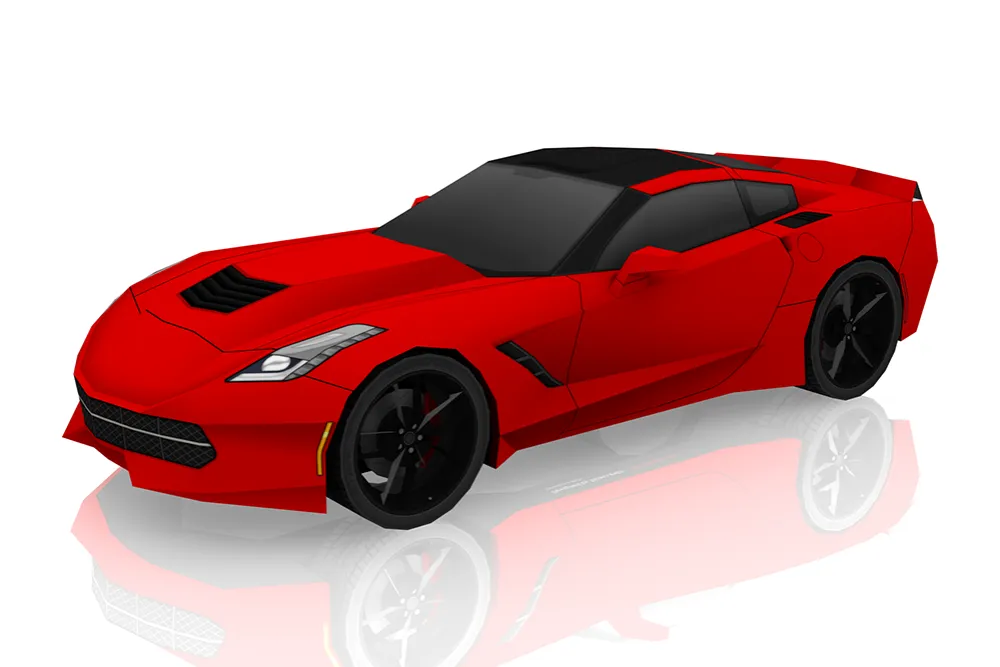 Chevrolet Corvette Stingray vermelho