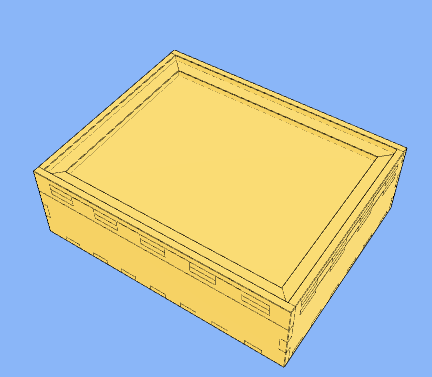 caixa abertura de correr canguru