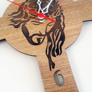 Vetor Relógio Jesus para Corte a Laser MDF baixe grátis