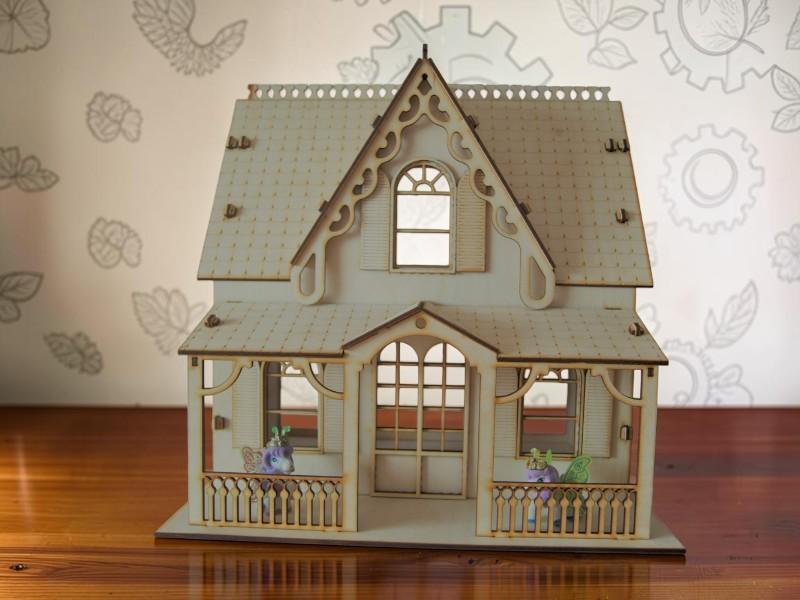 Wooden Model House 3mm